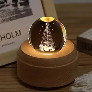 3D Crystal Ball Christmas Tree Lamp